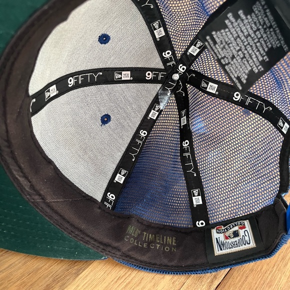 Toronto Blue Jays Blue New Era SnapBack Hat 1977-1988 Cooperstown Collection - Picture 4 of 8